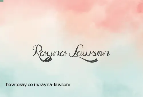Rayna Lawson