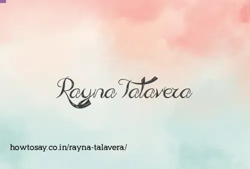 Rayna Talavera