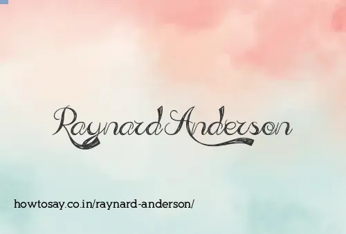 Raynard Anderson