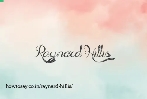 Raynard Hillis