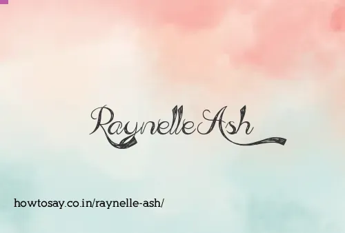 Raynelle Ash
