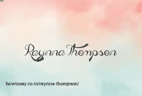 Raynna Thompson