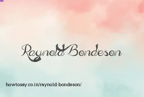 Raynold Bondeson