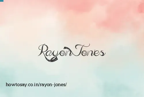 Rayon Jones
