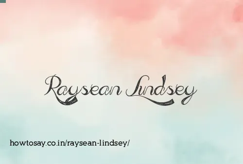 Raysean Lindsey