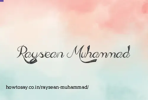 Raysean Muhammad