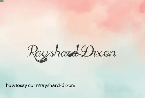 Rayshard Dixon