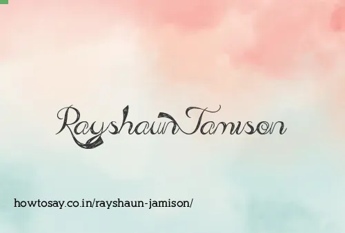 Rayshaun Jamison