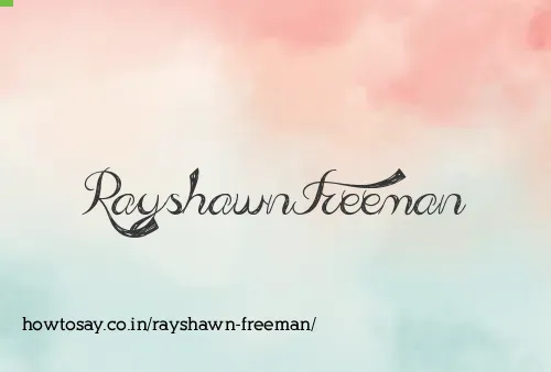 Rayshawn Freeman