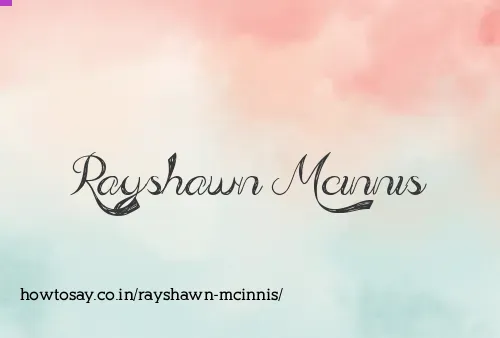 Rayshawn Mcinnis