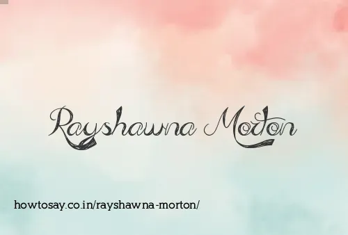 Rayshawna Morton