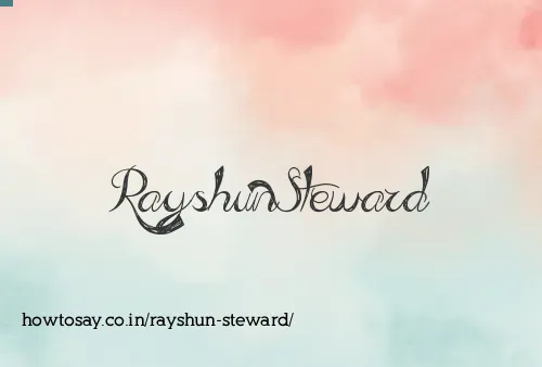 Rayshun Steward