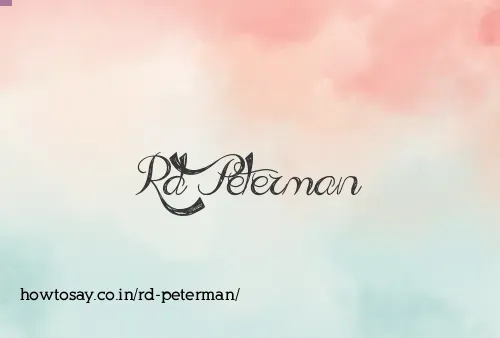 Rd Peterman