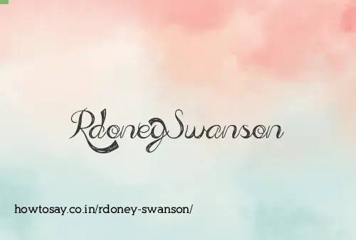 Rdoney Swanson