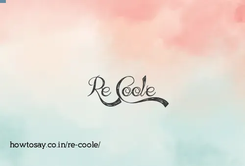 Re Coole