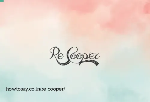 Re Cooper