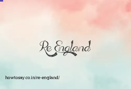 Re England