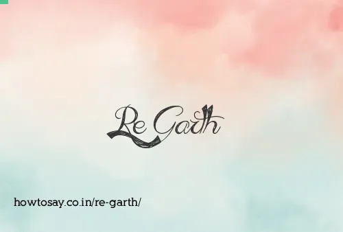 Re Garth
