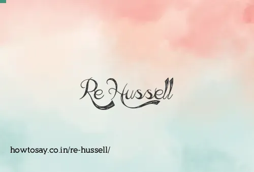 Re Hussell
