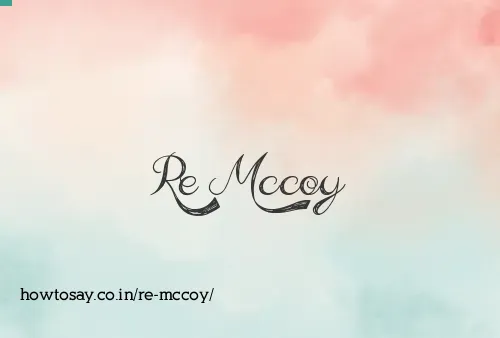 Re Mccoy