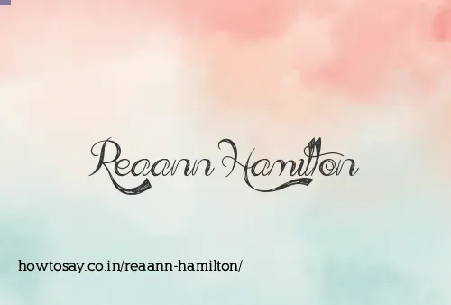 Reaann Hamilton