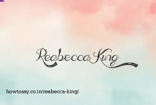 Reabecca King