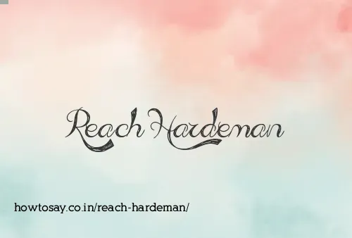 Reach Hardeman