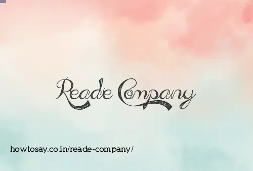 Reade Company