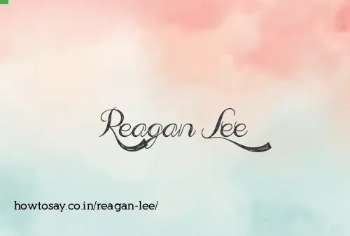 Reagan Lee