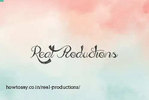 Real Productions