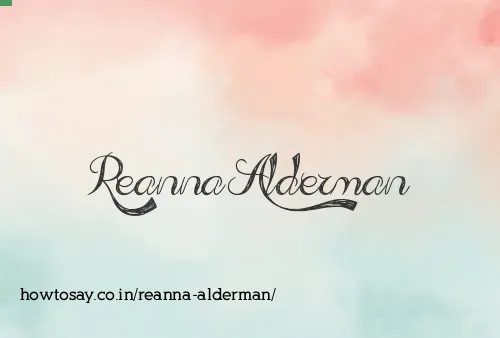 Reanna Alderman