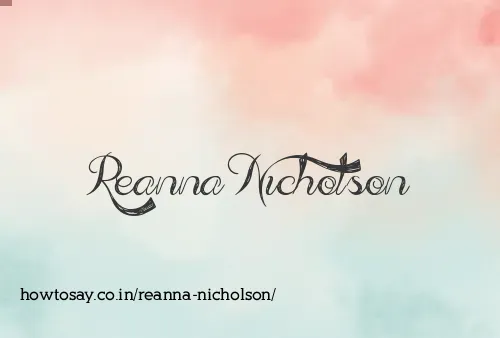 Reanna Nicholson