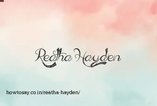 Reatha Hayden