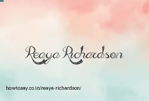Reaya Richardson