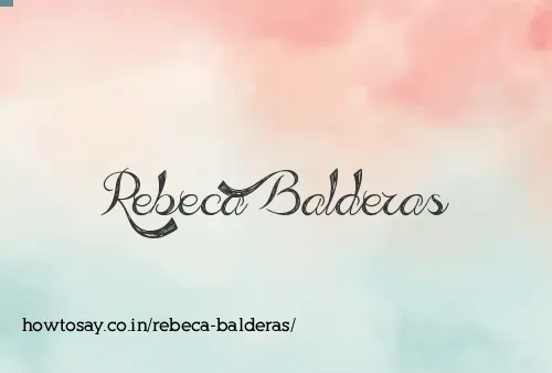Rebeca Balderas