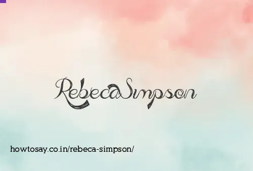 Rebeca Simpson