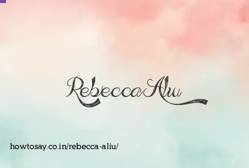 Rebecca Aliu