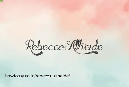 Rebecca Altheide
