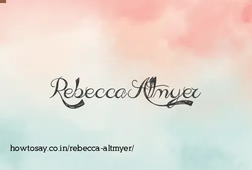 Rebecca Altmyer
