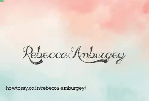 Rebecca Amburgey