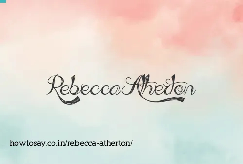 Rebecca Atherton