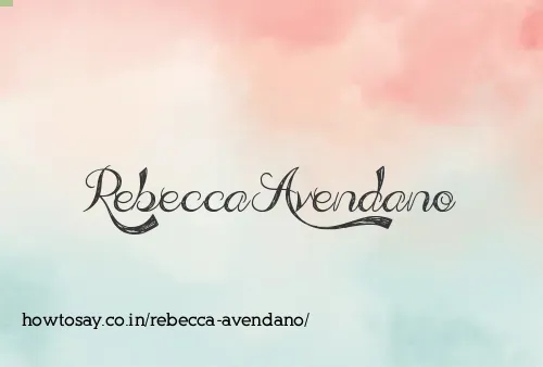 Rebecca Avendano