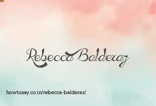 Rebecca Balderaz
