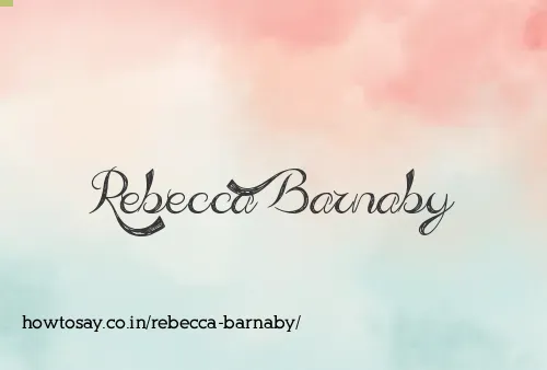 Rebecca Barnaby