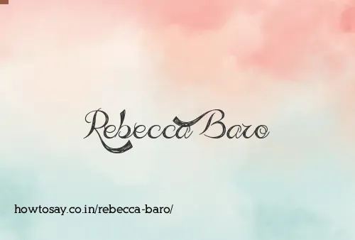 Rebecca Baro