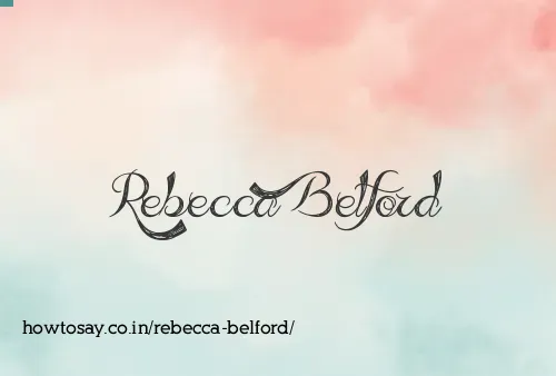 Rebecca Belford