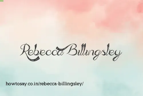 Rebecca Billingsley