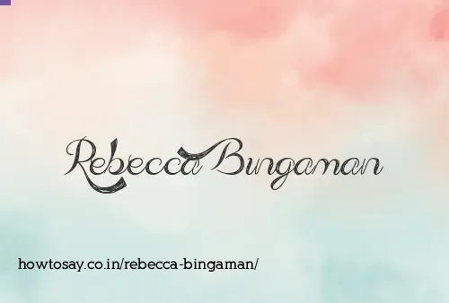 Rebecca Bingaman