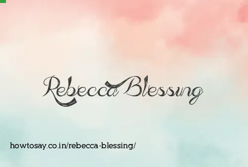 Rebecca Blessing