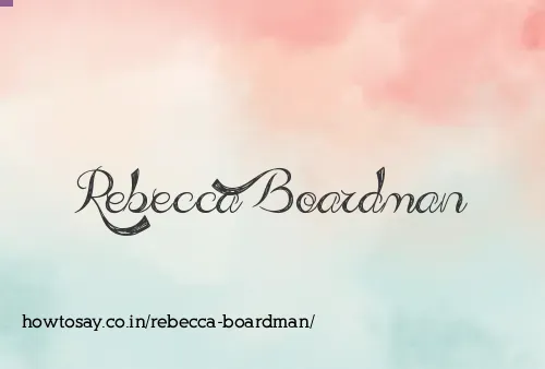 Rebecca Boardman